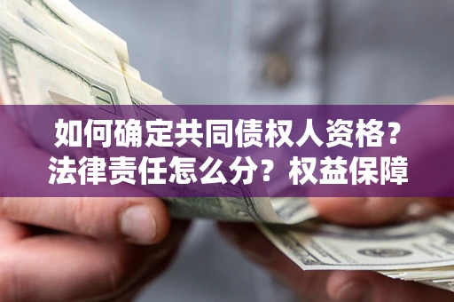 北京如何确定共同债权人资格？法律责任怎么分？权益保障技巧揭秘！
