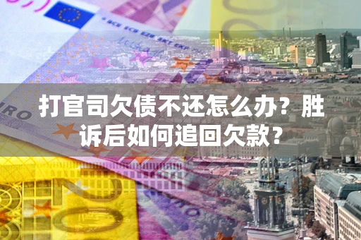 北京打官司欠债不还怎么办？胜诉后如何追回欠款？