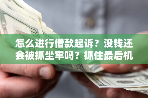 北京怎么进行借款起诉？没钱还会被抓坐牢吗？抓住最后机会！