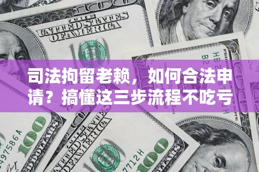 北京司法拘留老赖，如何合法申请？搞懂这三步流程不吃亏！