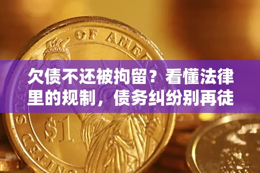 北京欠债不还被拘留？看懂法律里的规制，债务纠纷别再徒劳奔波