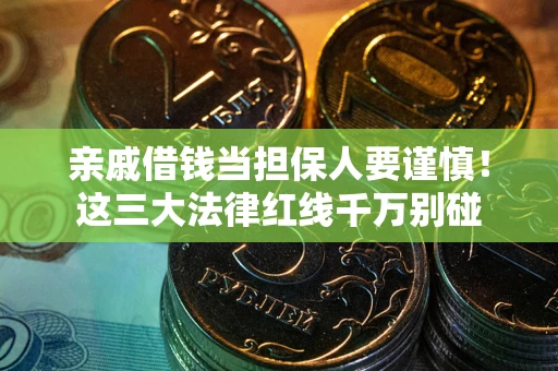 北京亲戚借钱当担保人要谨慎！这三大法律红线千万别碰