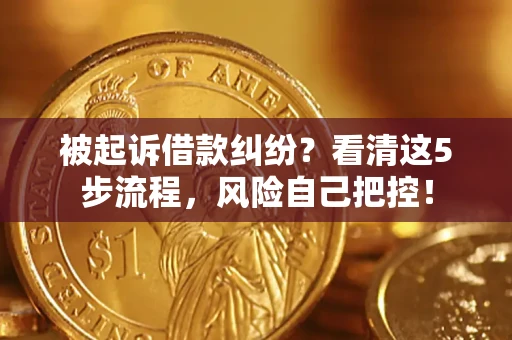 北京被起诉借款纠纷？看清这5步流程，风险自己把控！